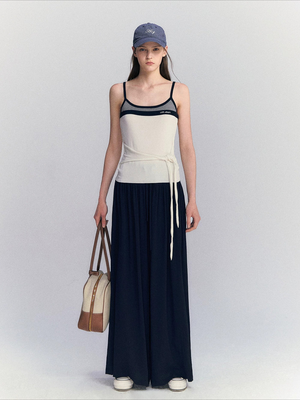 Linen Blend Wide Pants