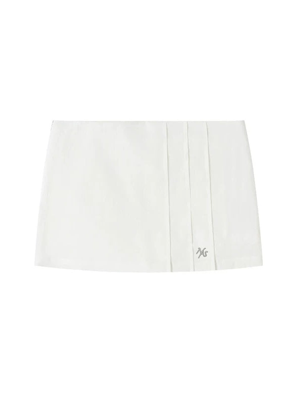 Club Badge A-line Mini Skirt