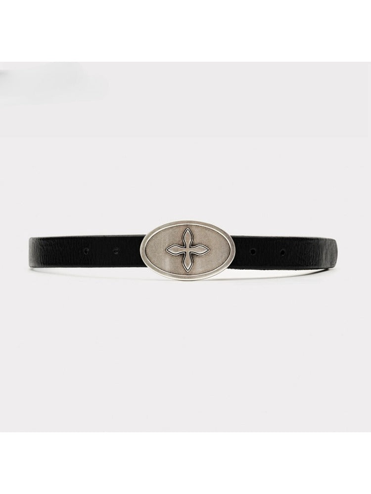 Compass Handcraft Leather Belt