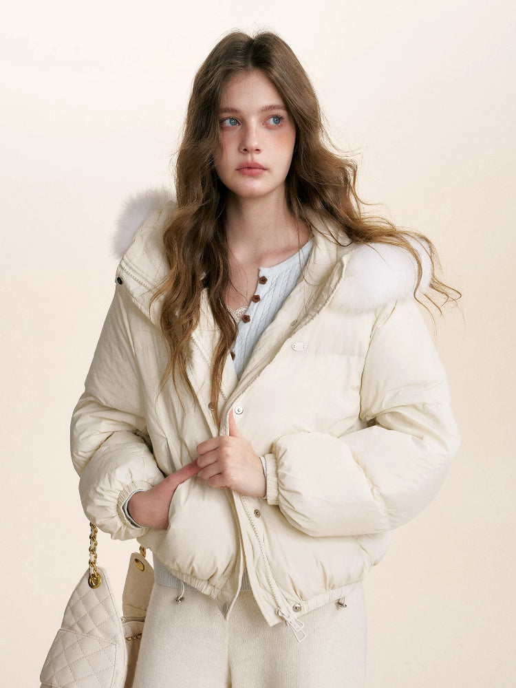 Detachable Fur Down Jacket