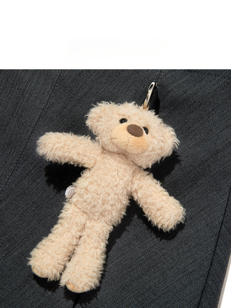 Color Block Pleated High-Waisted Skirt