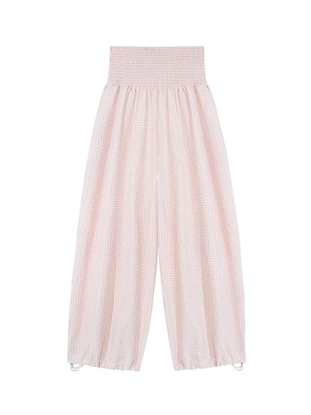 Plaid Lantern Pants
