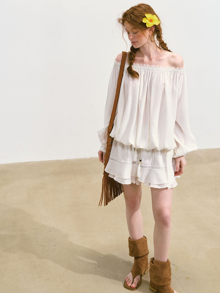 Cool and Relaxing Sun-protection Cover-up & Skort Set