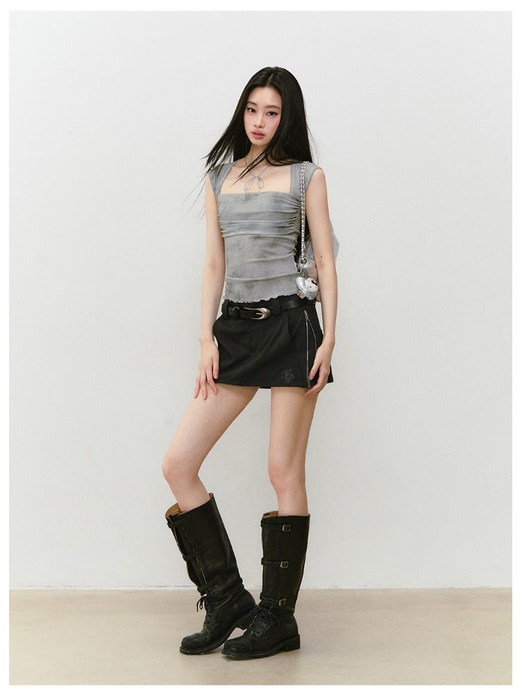 Stretch Mesh T-shirt