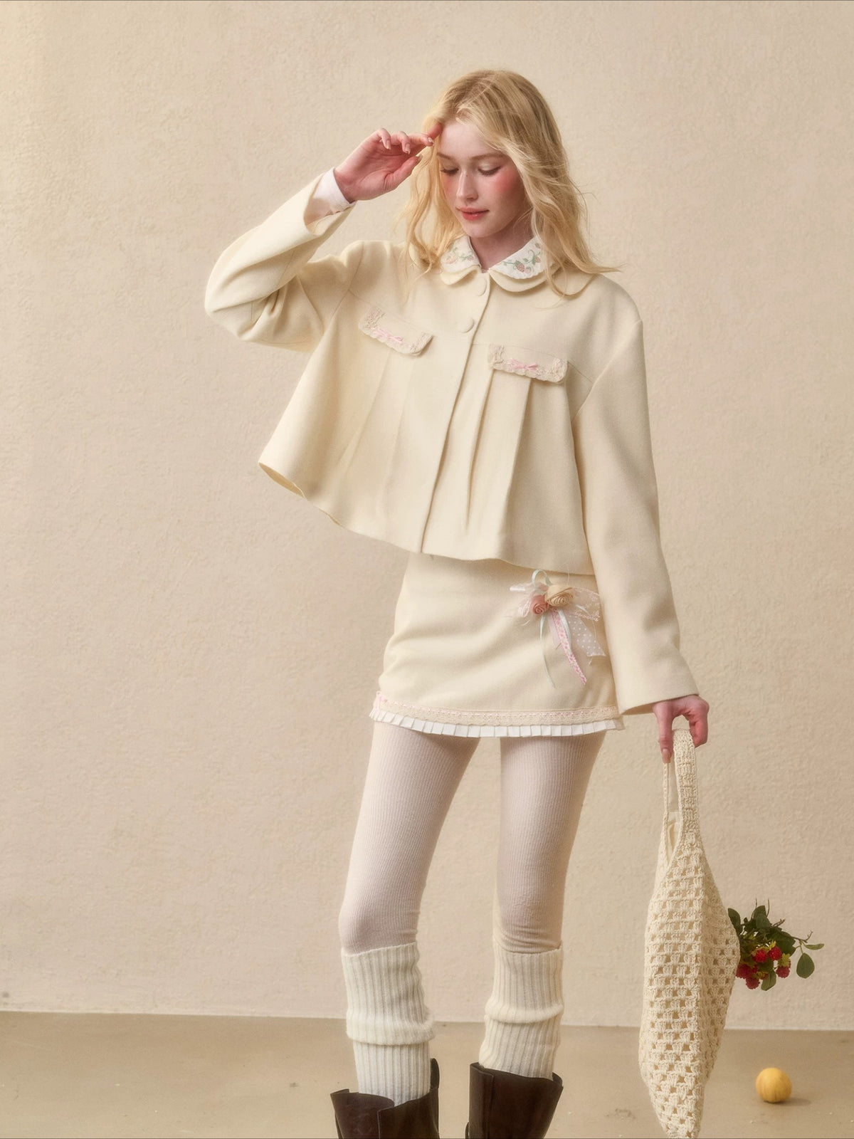 Embroidered Doll Set
