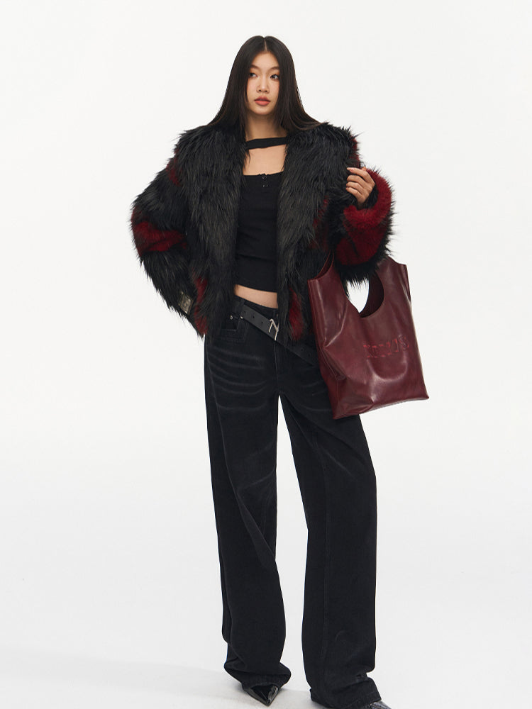 Vintage Low-Waist Loose Straight-Leg Pants