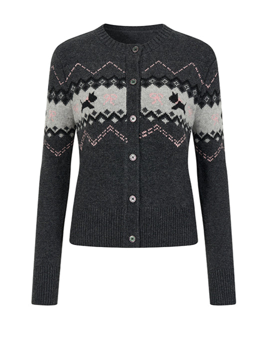 Fair Isle Dog Cardigan