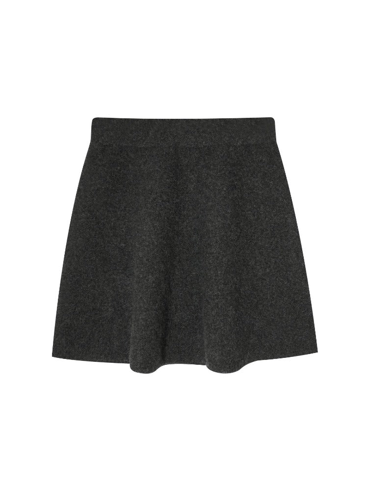 Wool-Blend Zip-Up Knit Jacket Set