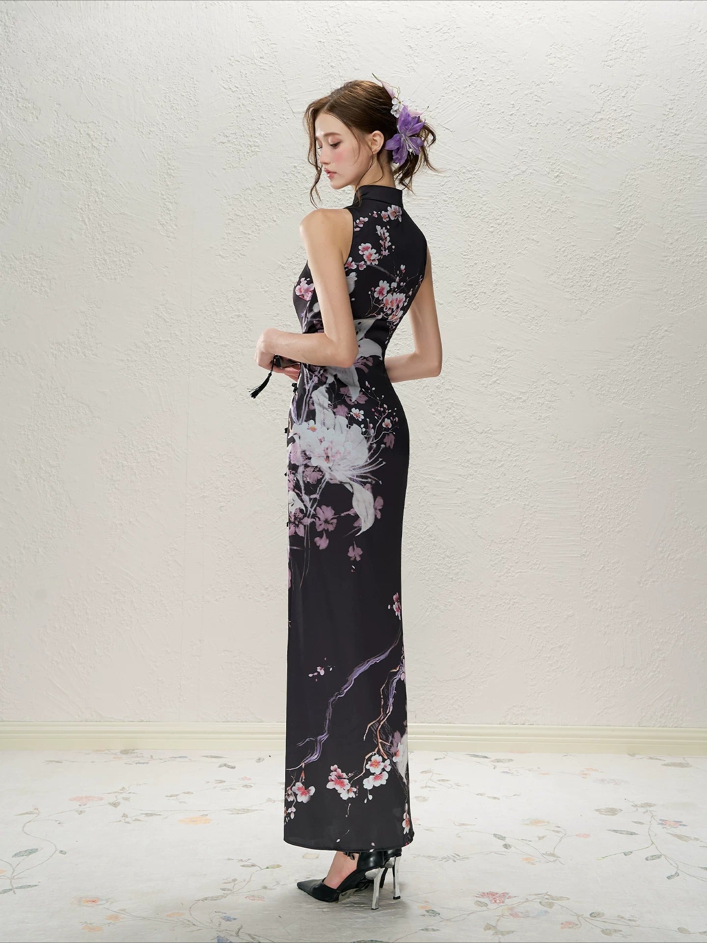"Dream Garden" Qipao Dress Set