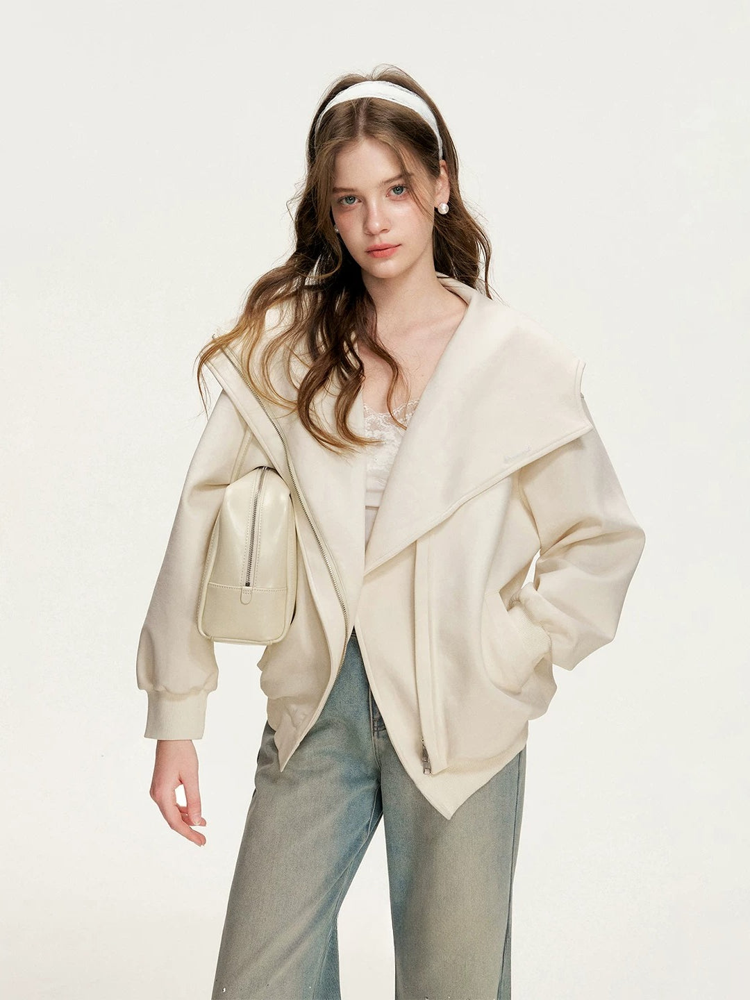 Oversized Zip Hoodie Jacket
