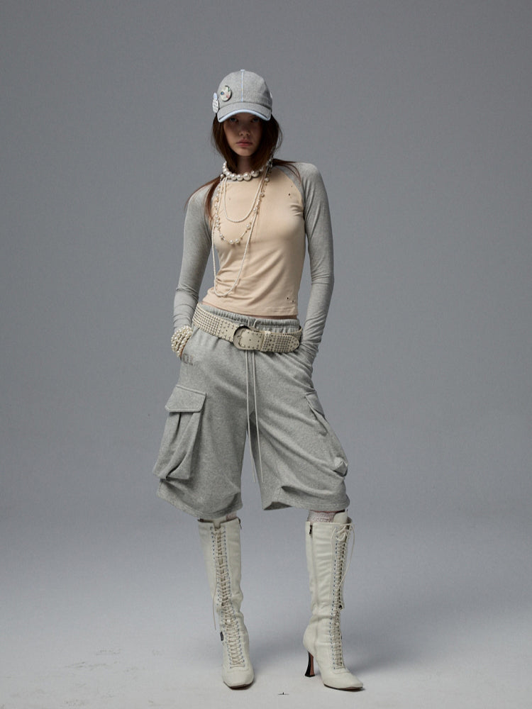 Solid Color Hoodie & Sweatpants Set