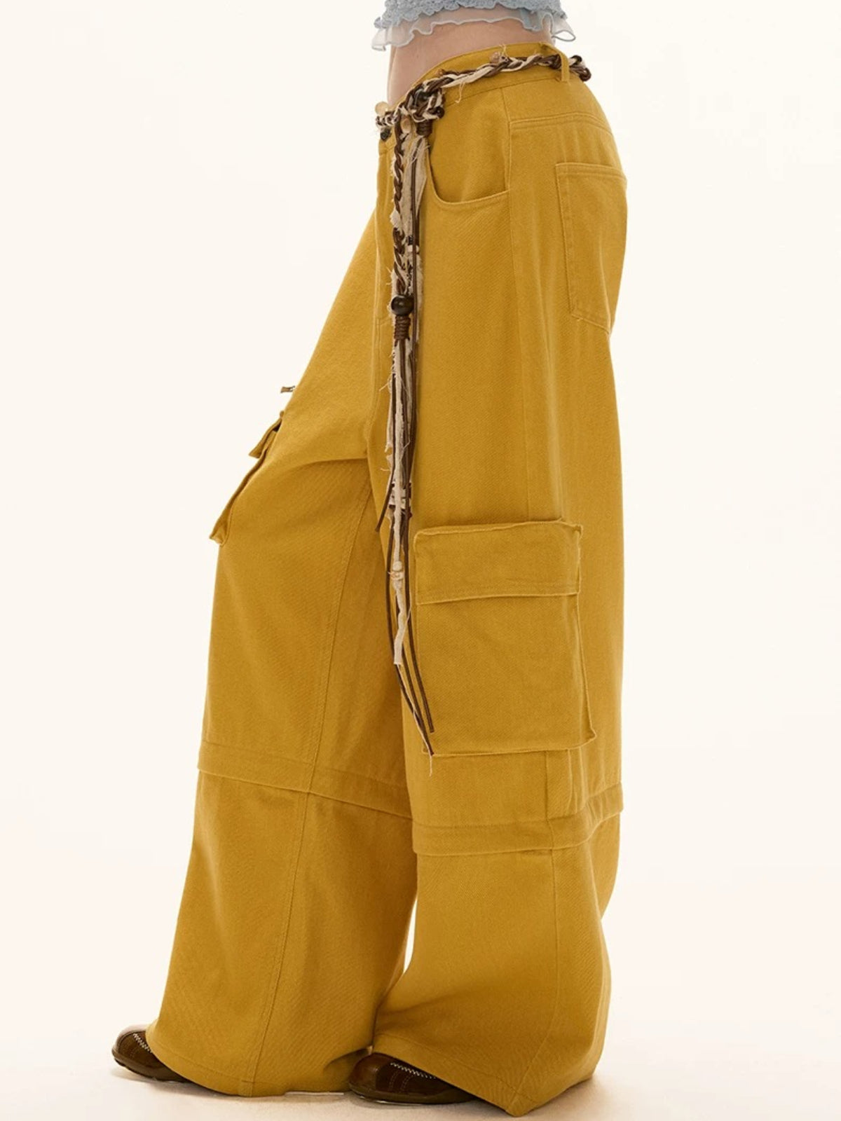 Washed Convertible Utility Pants