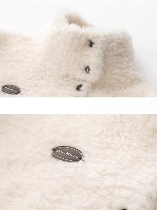 Shearling Stand Collar Jacket