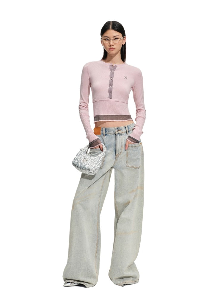 Norman Wool-Blend Layered Knit T-Shirt