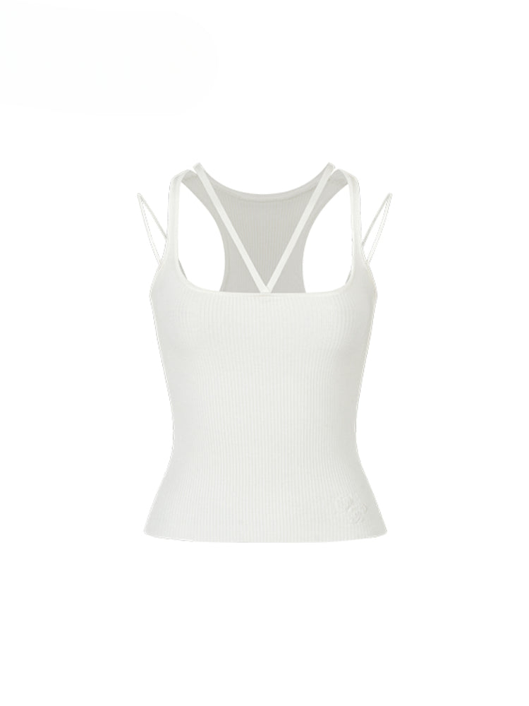 Multi-Strap Knit Sling Vest