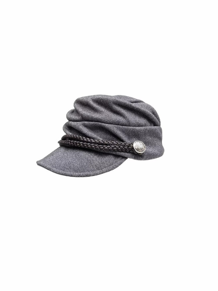 Pleated Baker Boy Cap