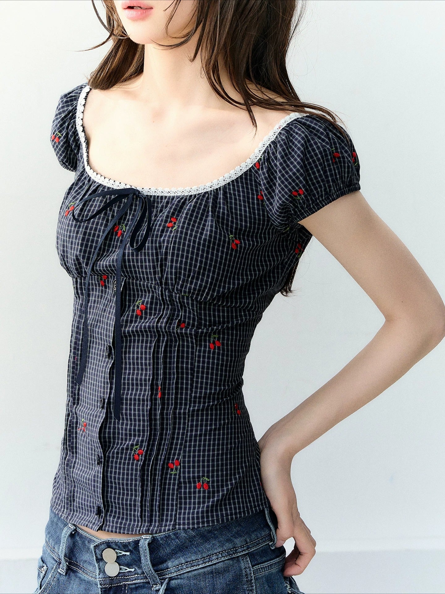 Vintage Bow Tie Blouse