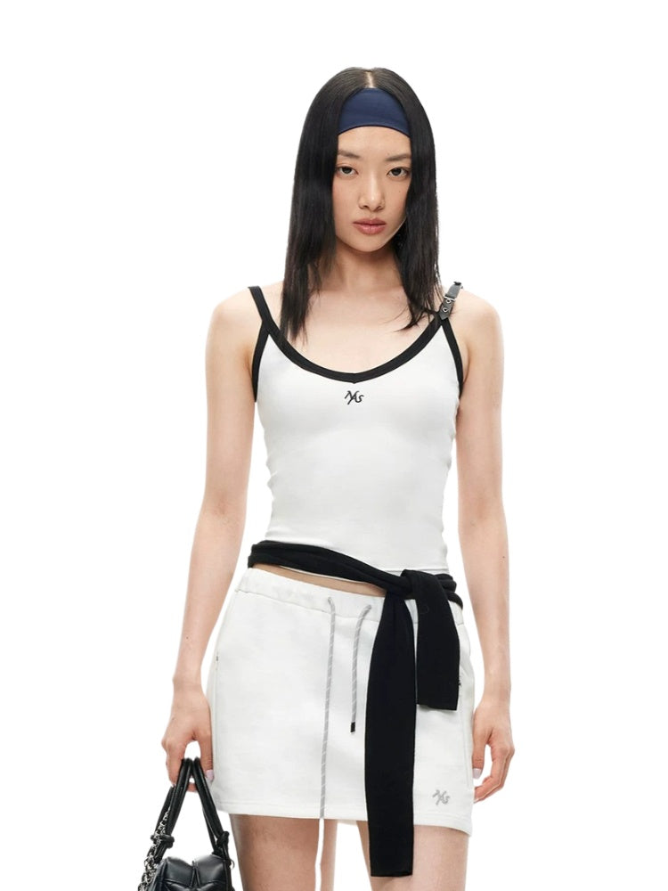 Mona Belted V-Neck Vest