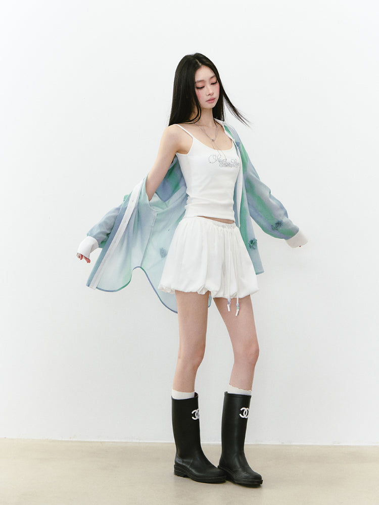 Floral Thin Flowing Sunshade Shirt