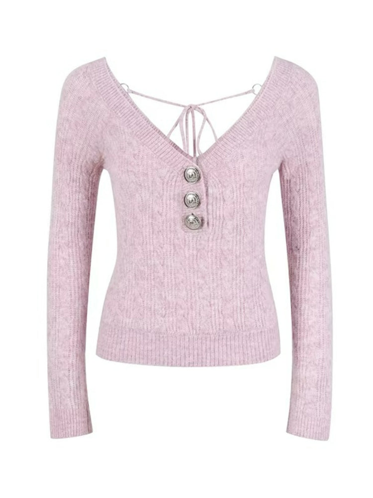 Halter Knit Cardigan