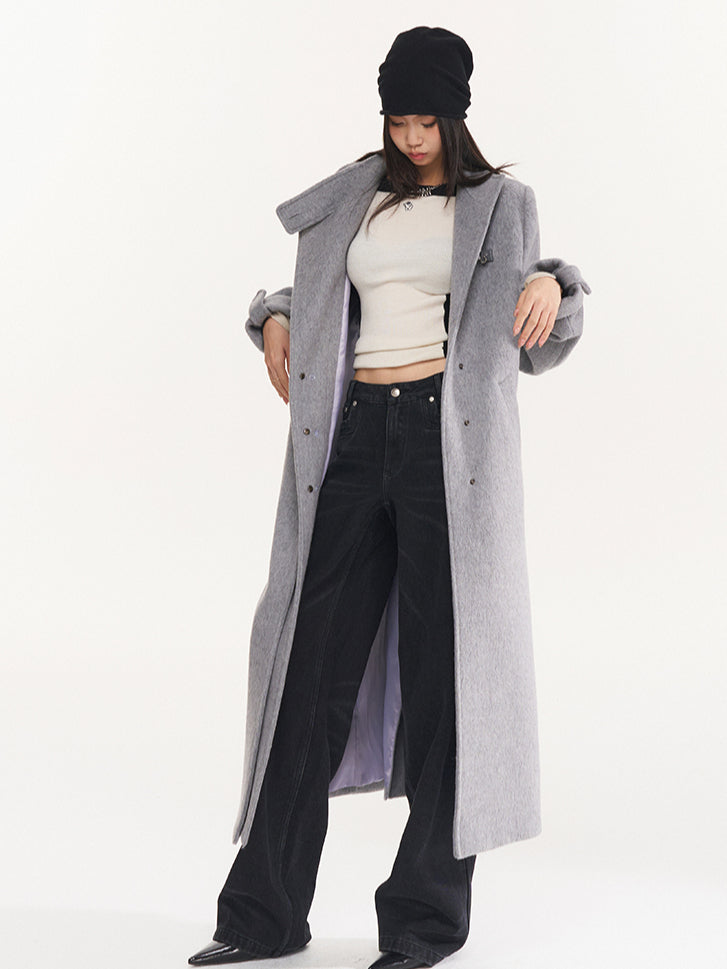 Vintage Low-Waist Loose Straight-Leg Pants