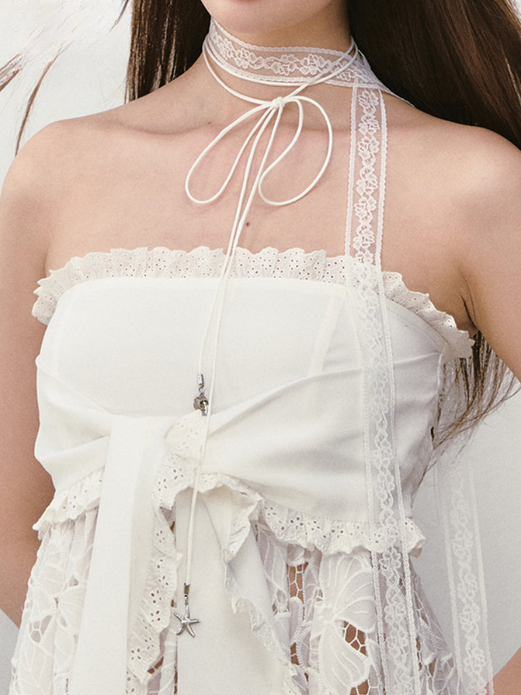 Starfish Series Lace String Necklace