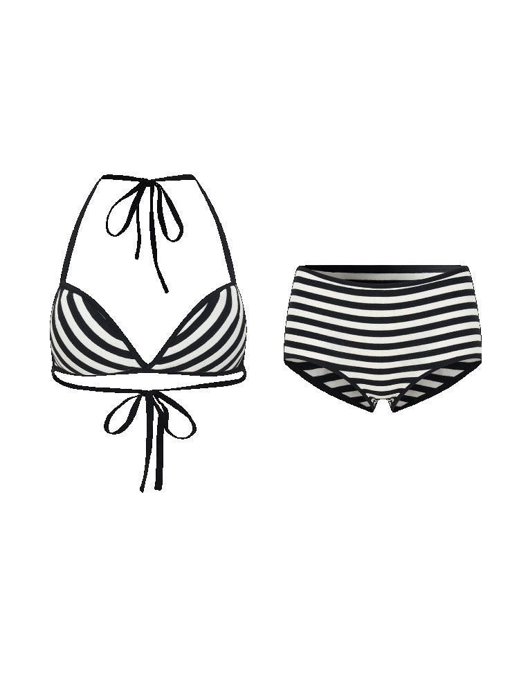 Stripe Bikini Set