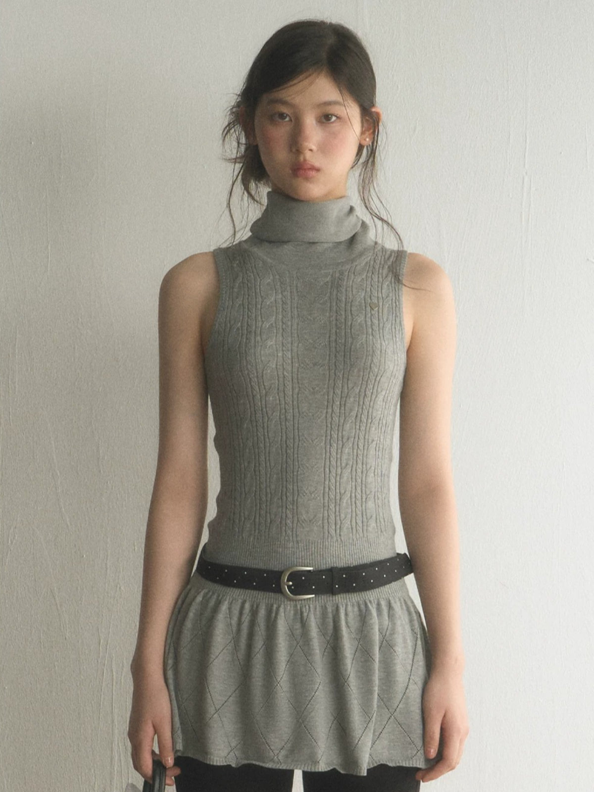 Cable Knit Mini Dress