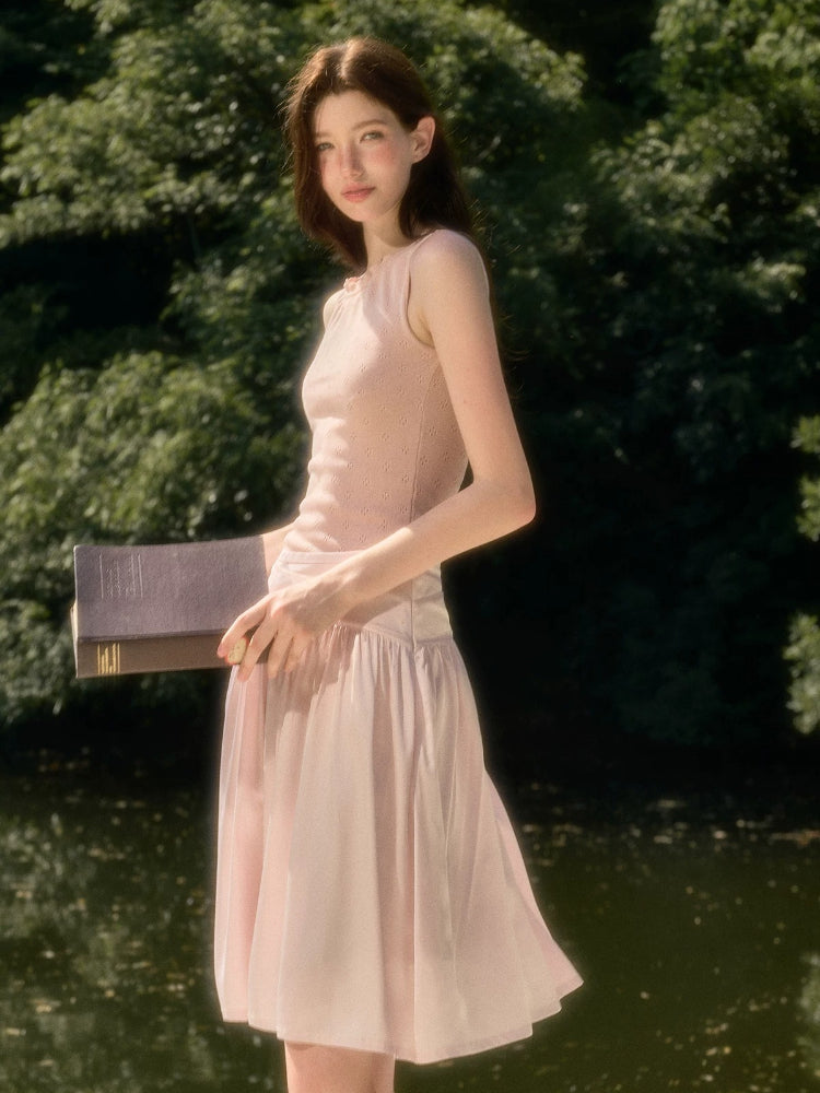 Floral Satin Skirt