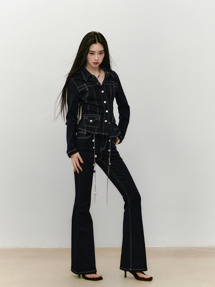 Original Color Slim Bootcut Jeans