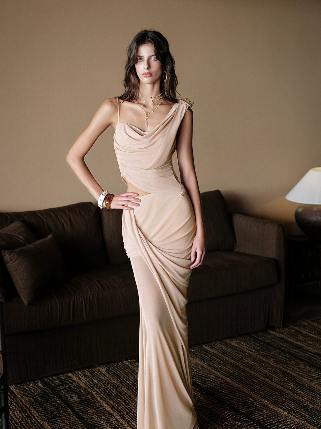Veil Mesh Skirt Set