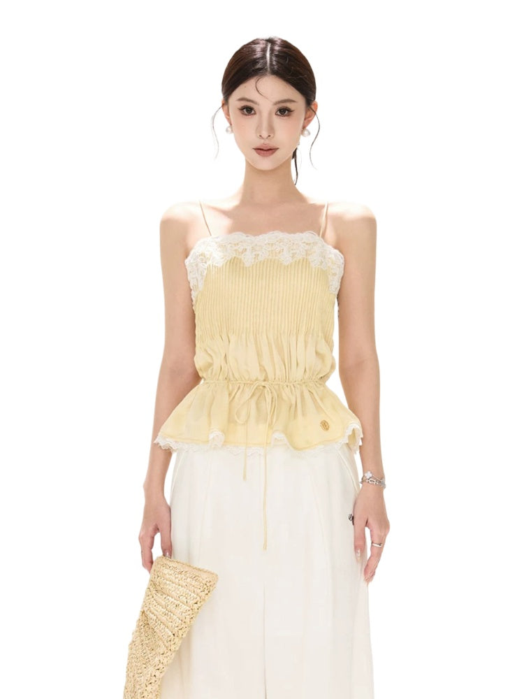 Lace Trim Cami Top