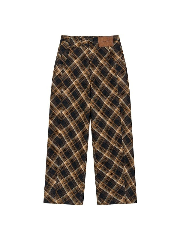 Relaxed Fit Curved-Cut Trousers