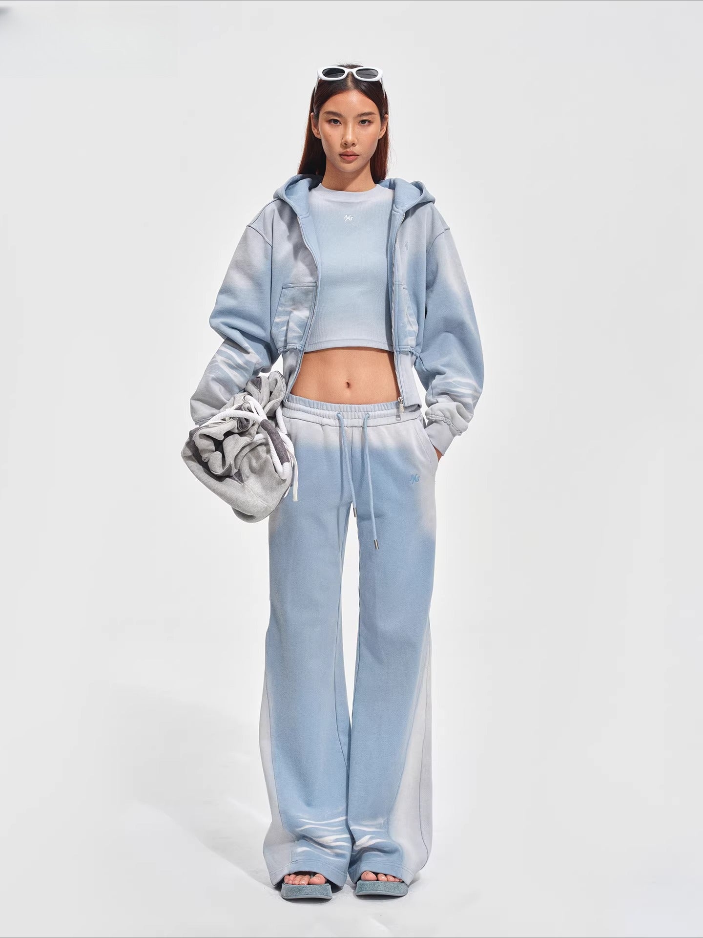 Equestrian Cropped Hoodie