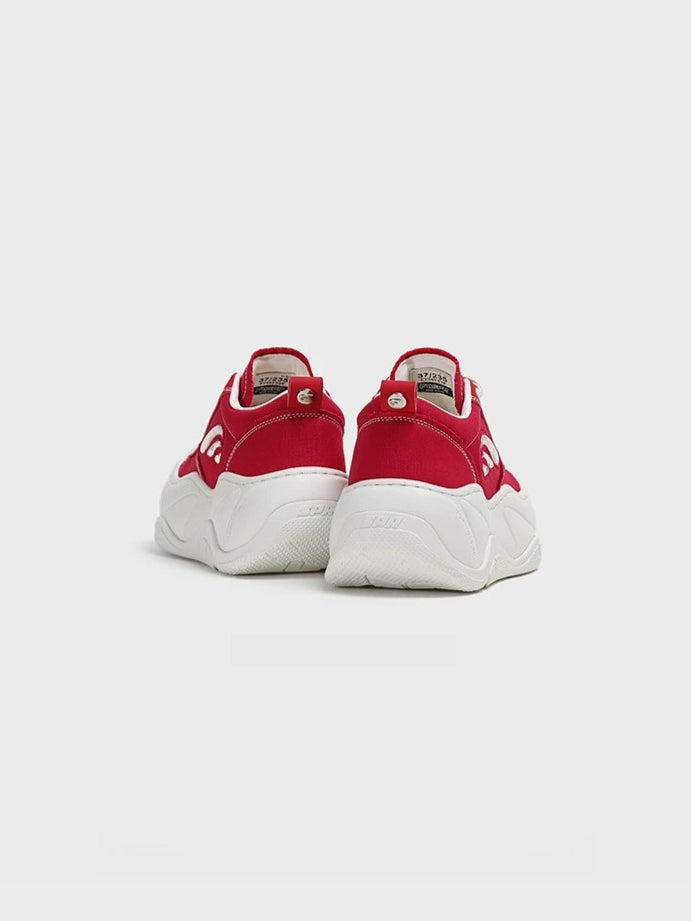 Red Platform Sneakers