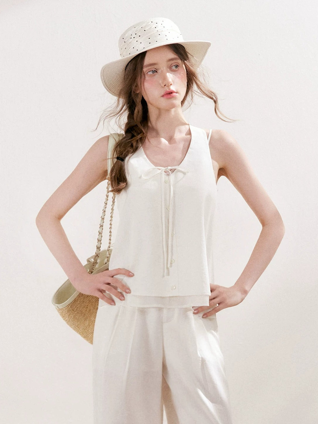 Halter Bow Top & Pants Set
