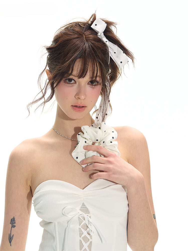 Dopamine Print Soft Elastic Scrunchie