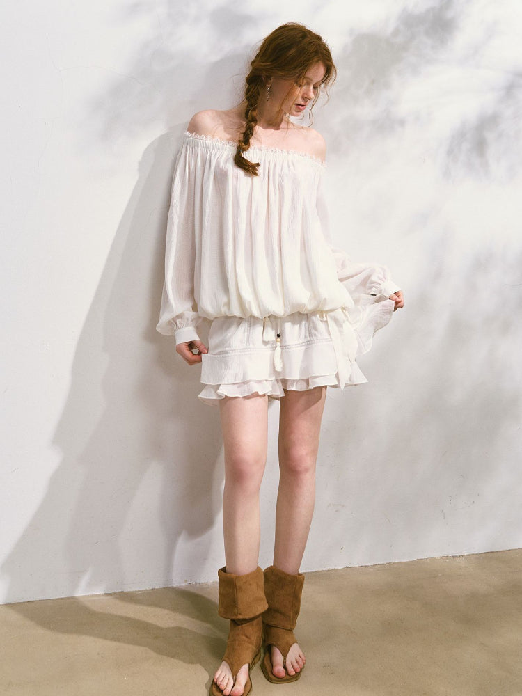 Cool and Relaxing Sun-protection Cover-up & Skort Set