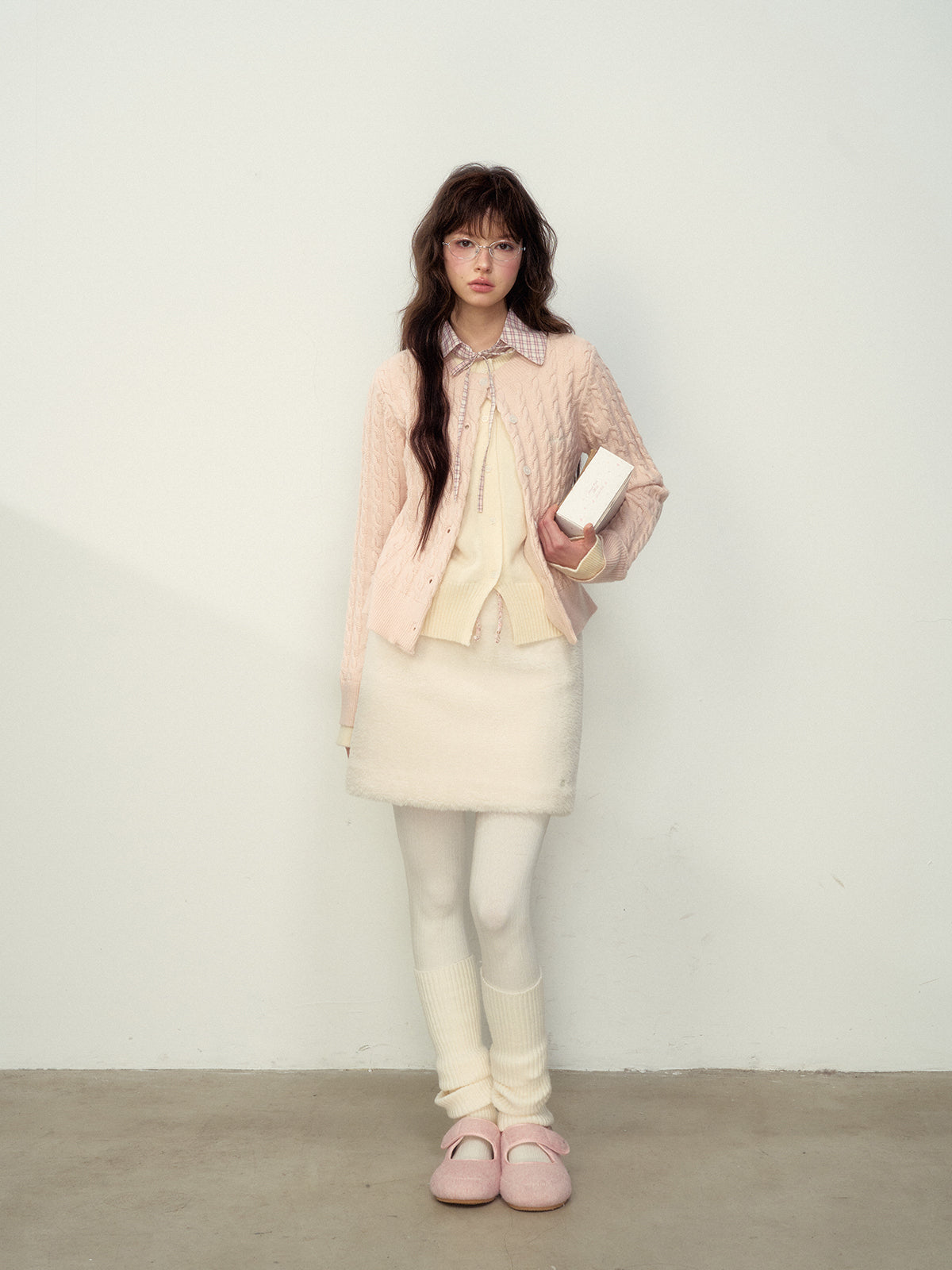 Cozy Wool Blend Mini Skirt