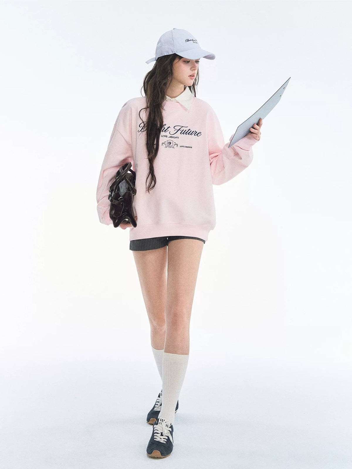 Academy Embroidery Cotton Sweatshirt