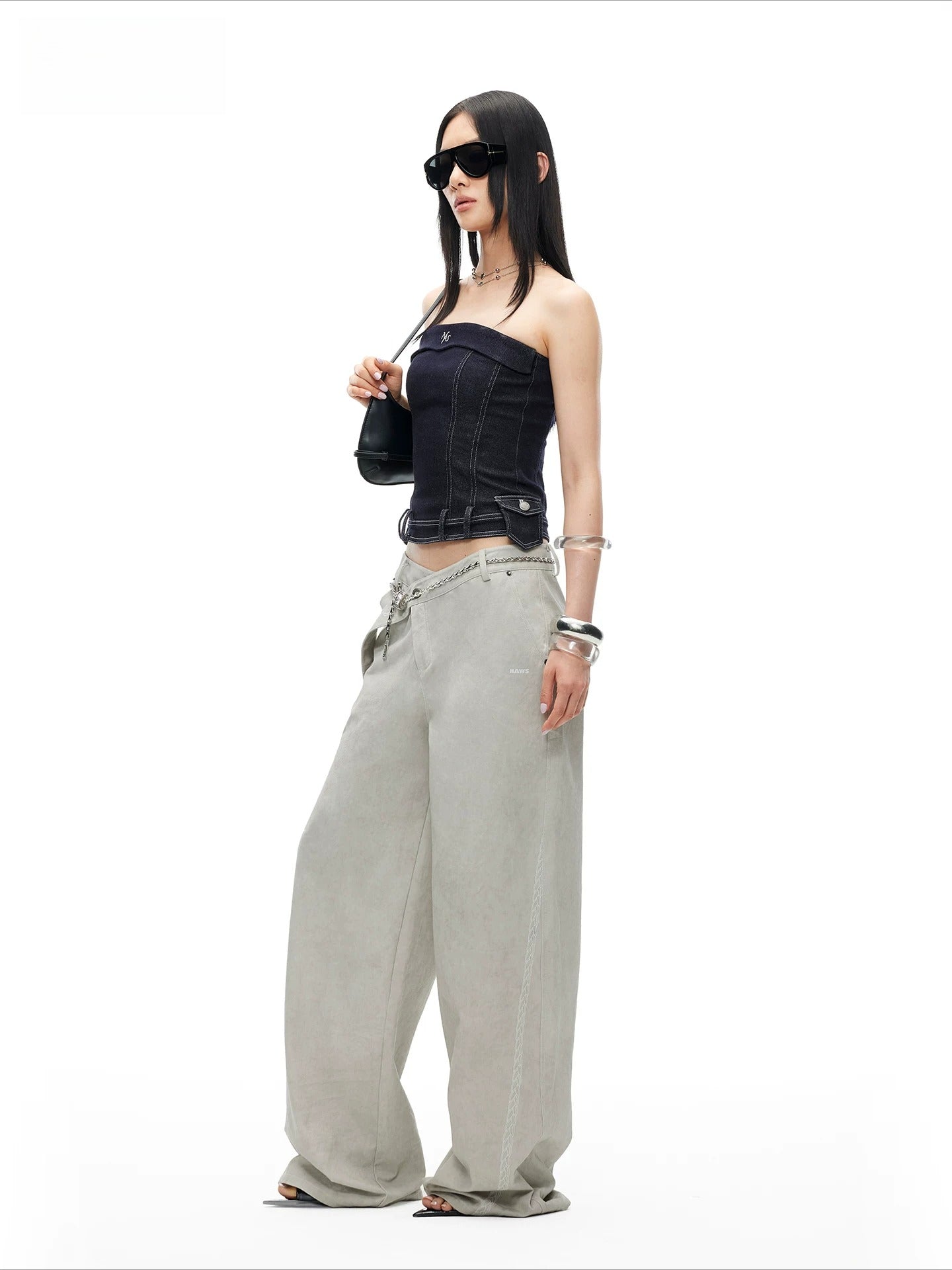 Wander Denim Tube Top