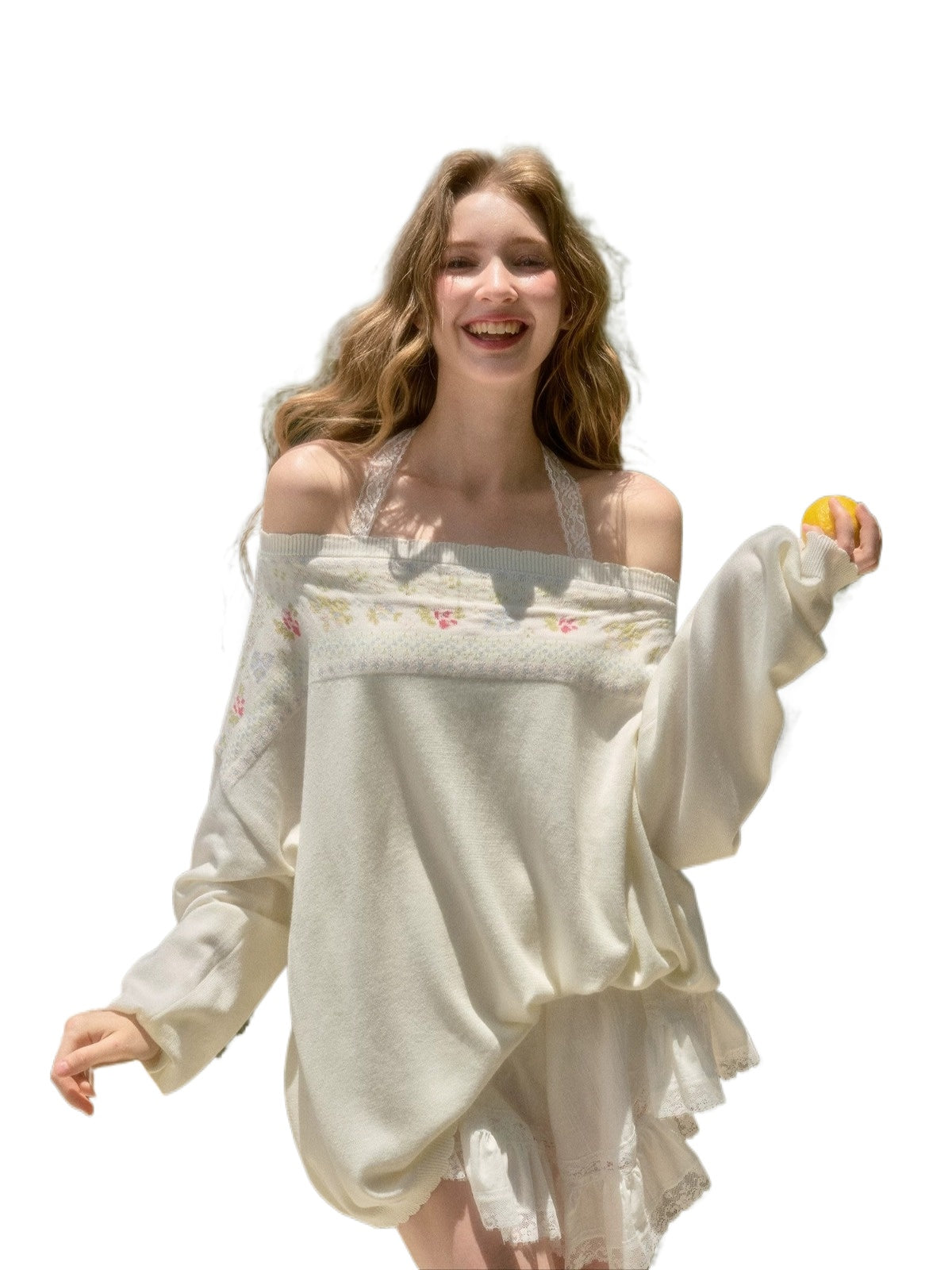 Apple Blossom Knit Set