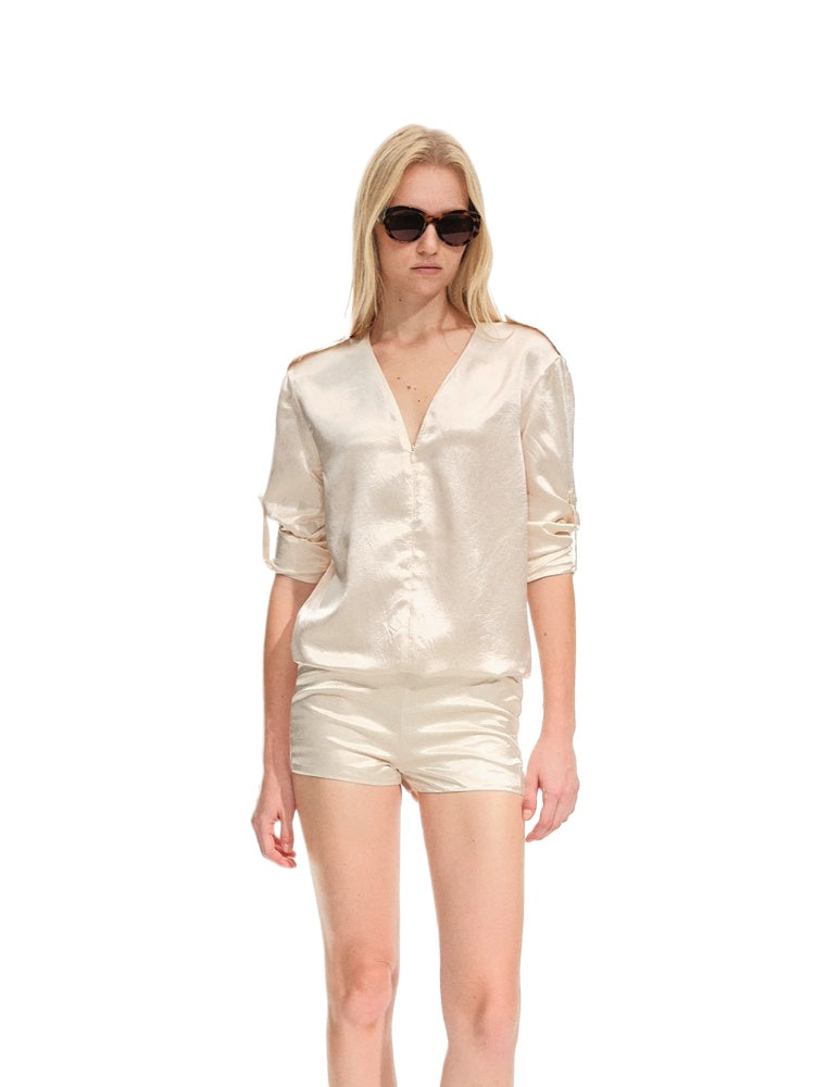Satin Acetate Jumpsuit