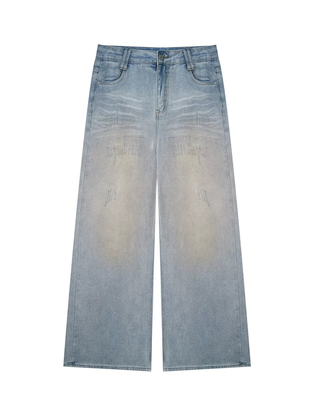 Shimmer Wide Leg Jeans