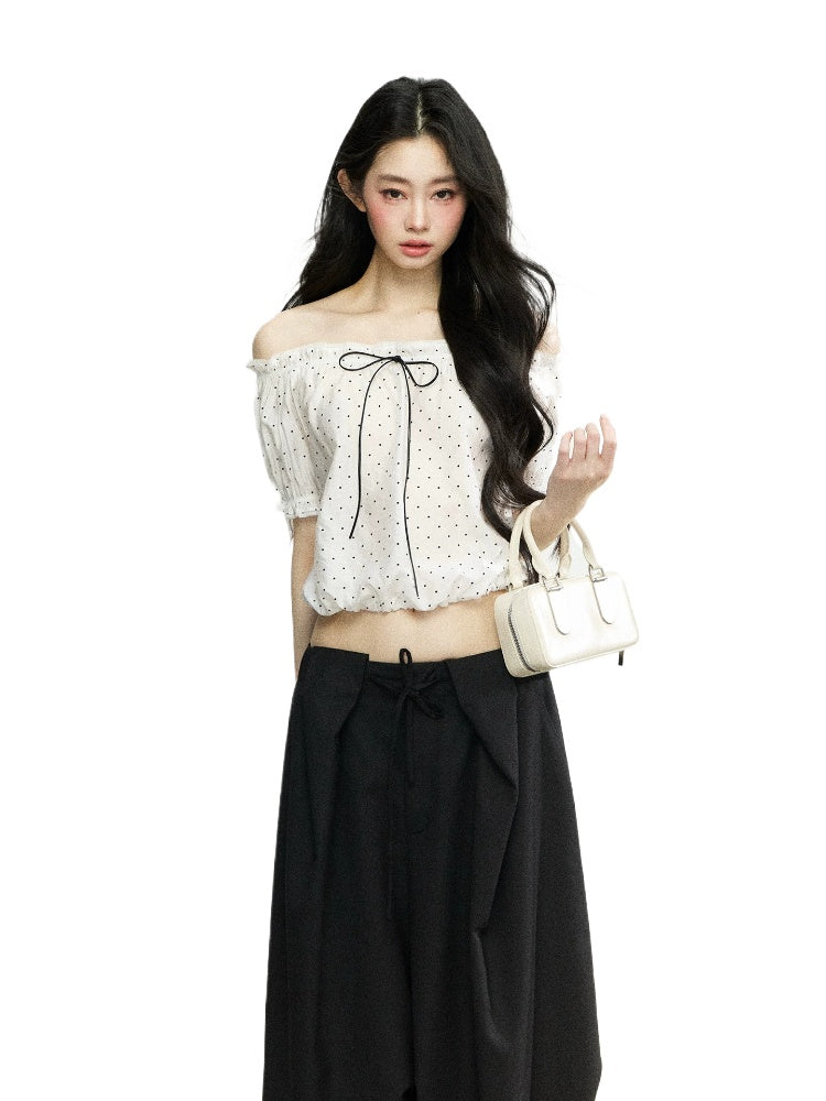 Polka Dot Bow Set