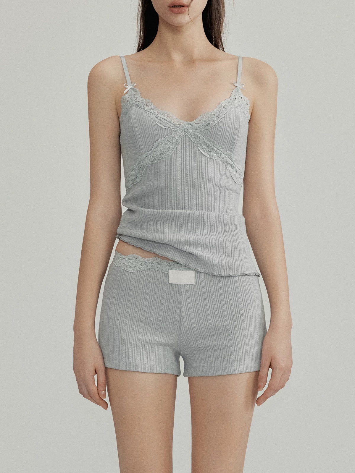 Lace Cami Shorts Set