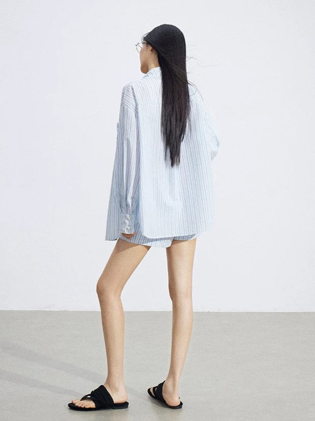 Lace Splice Polo Set
