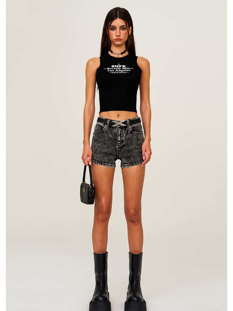 Cross Classic Dance Troupe Denim Shorts