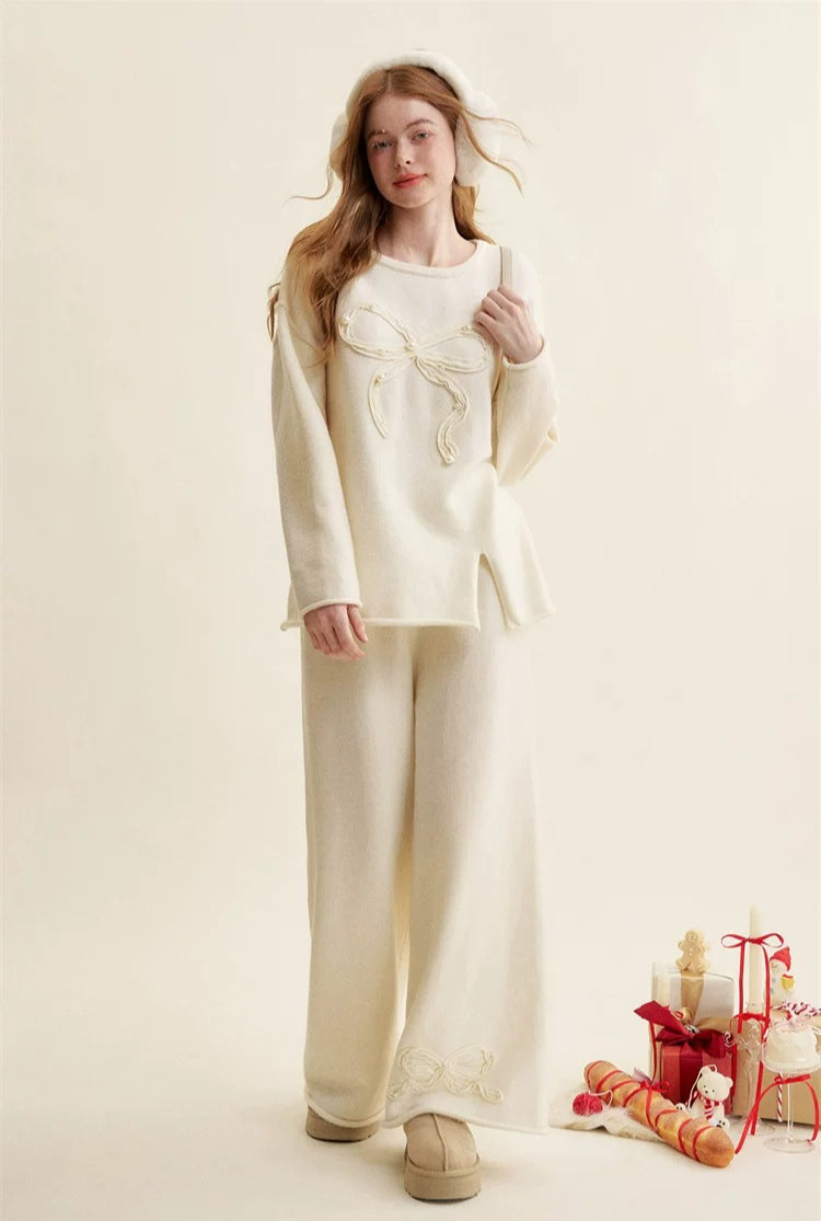 Ribbon Knit Lounge Set