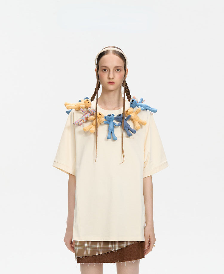 Bear Around Neck T-Shirt